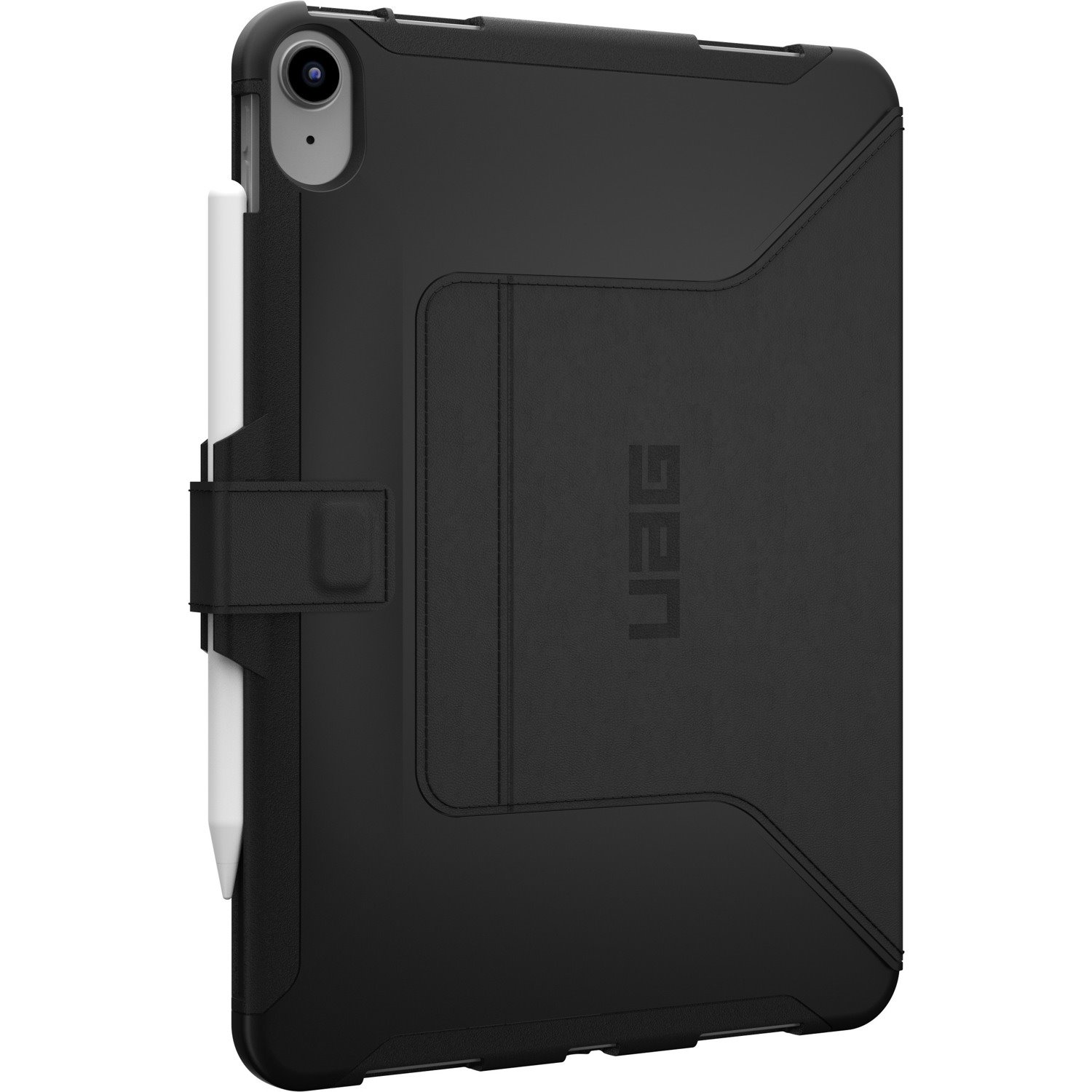 Urban Armor Gear Scout Carrying Case (Folio) for 10.9" Apple iPad (2022) Tablet, Apple Pencil, Stylus - Black