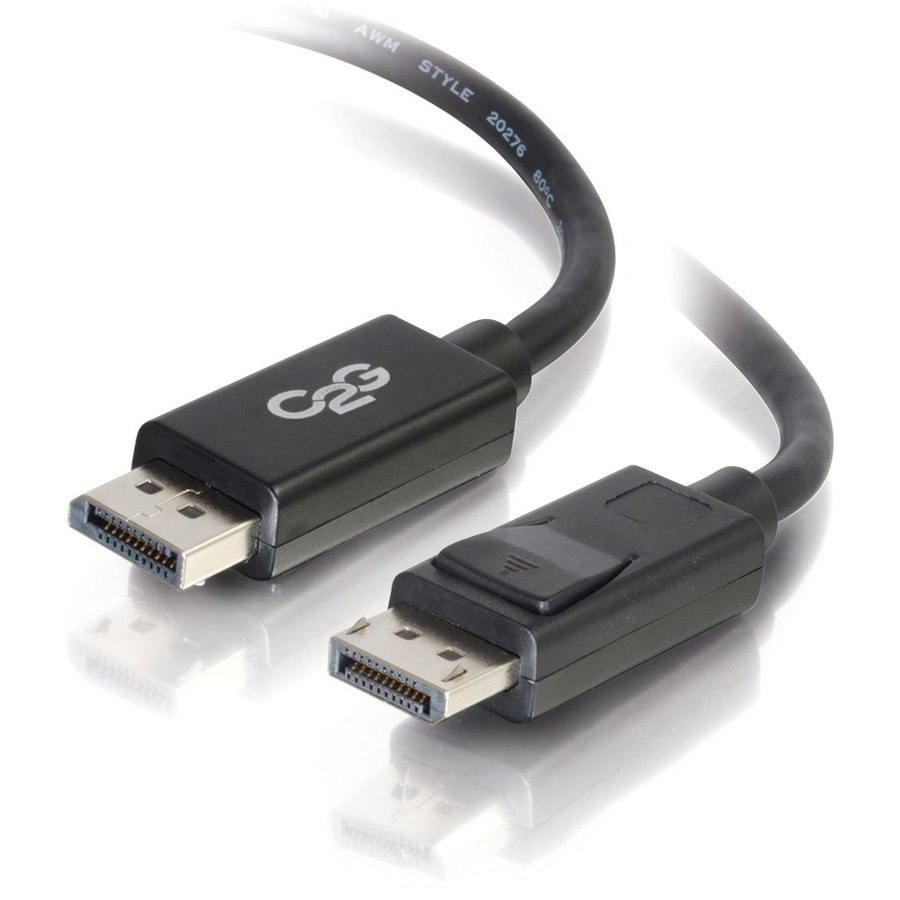 C2G 3.05 m DisplayPort A/V Cable for Notebook, Monitor, Audio/Video Device, Computer, Projector