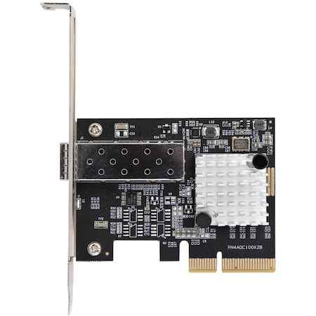 StarTech.com 10G PCIe SFP+ Card, Single SFP+ Port Network Adapter, Open SFP+ for MSA-Compliant Modules/Cables, 10 Gigabit PCIe NIC Card