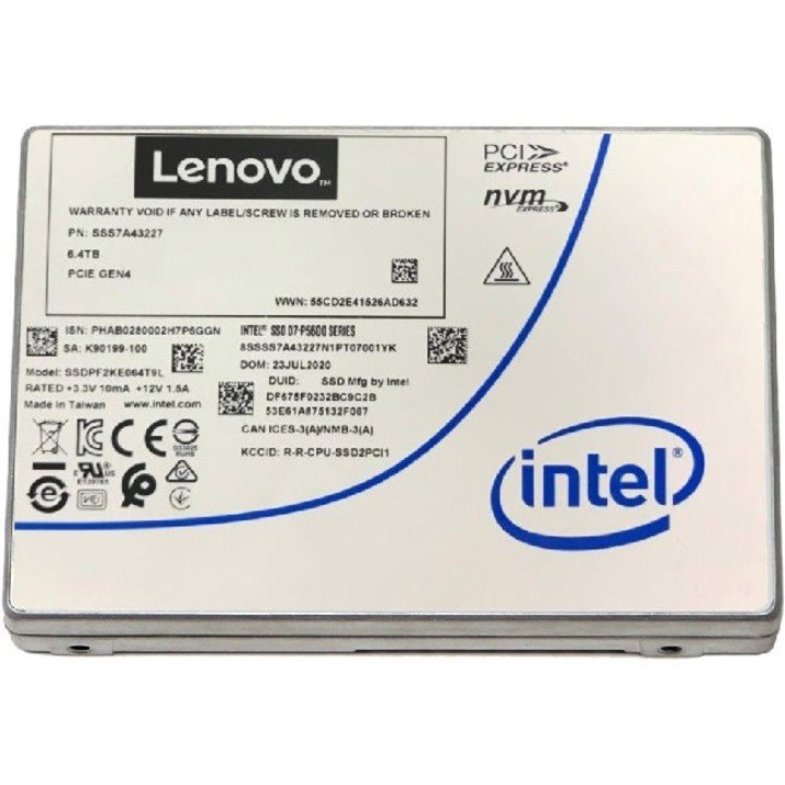 Lenovo D7-P5620 1.60 TB Solid State Drive - 2.5" Internal - U.2 (PCI Express NVMe 4.0 x4) - Mixed Use