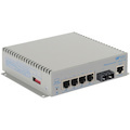 Omnitron Systems OmniConverter Managed Gigabit PoE+, SM SC, RJ-45, Ethernet Fiber Switch