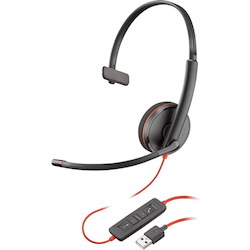 Poly Blackwire 3210 Wired Over-the-head Mono Headset