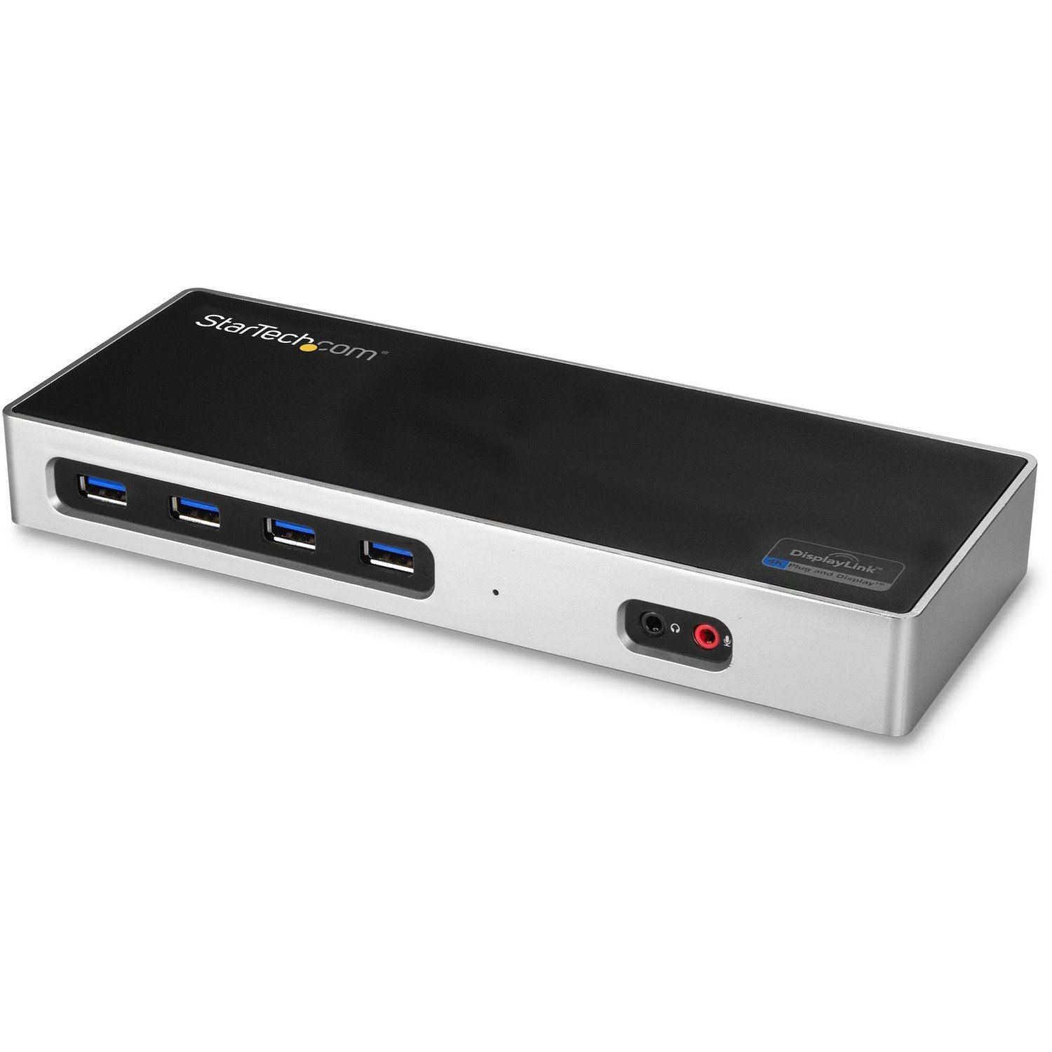 StarTech.com USB Type C Docking Station for Notebook - 40 W - Black, Silver