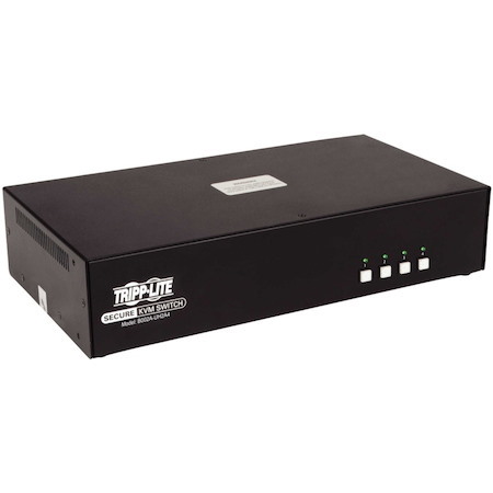 Tripp Lite by Eaton Secure KVM Switch 4-Port Dual-Monitor Secure KVM Switch HDMI 4K NIAP PP3.0 Audio TAA