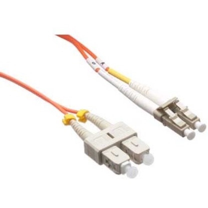 Axiom LC/SC Multimode Duplex OM1 62.5/125 Fiber Optic Cable 40m - TAA Compliant