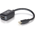 C2G Mini DisplayPort to HDMI Adapter - Mini DP to HDMI Adapter - DisplayPort 1.2 - Black - M/F
