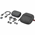 Poly Voyager Free 60 UC True Wireless Earbud Stereo Earset - Carbon Black