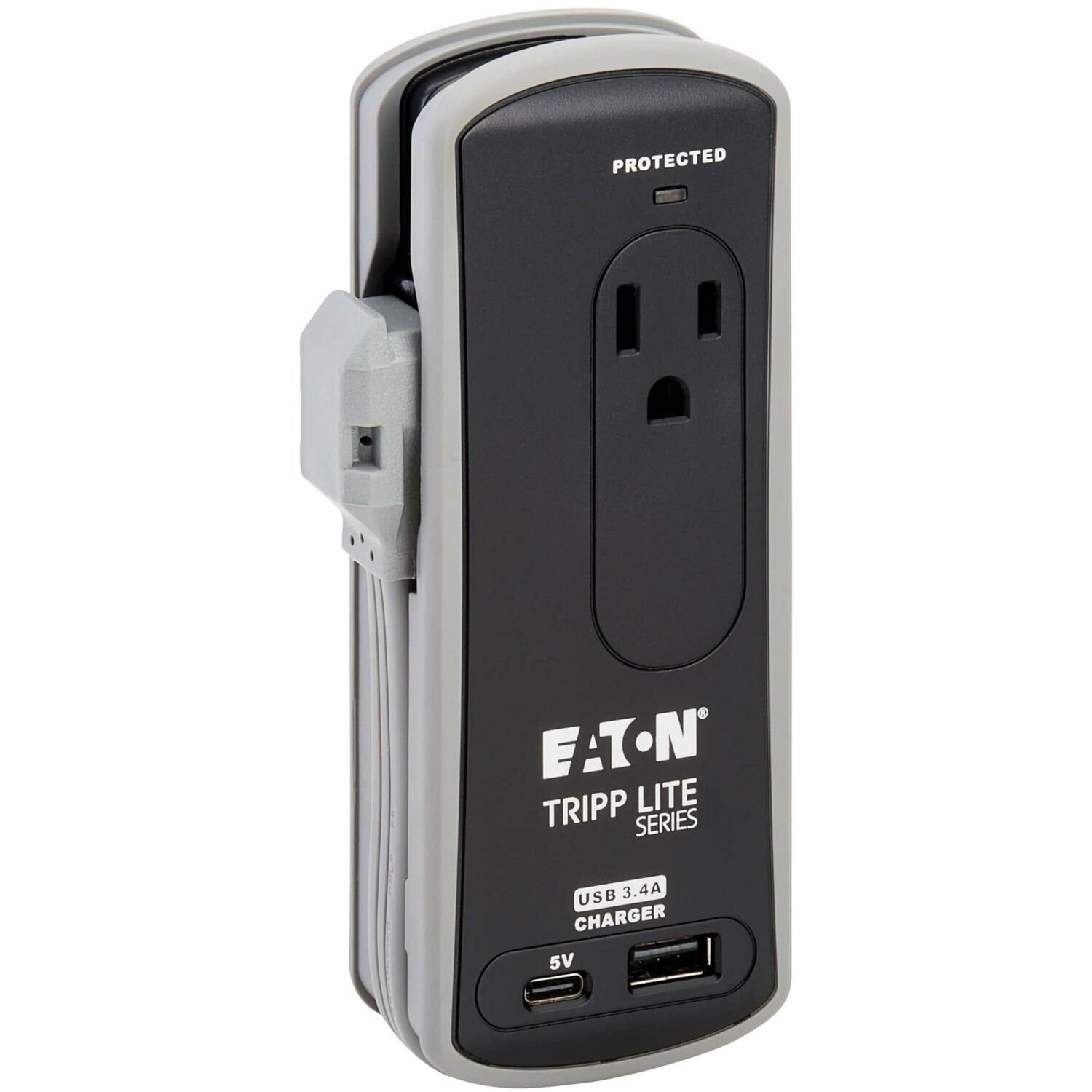 Tripp Lite by Eaton Protect It! TRAVELER3USBC 2-Outlets Surge Suppressor/Protector