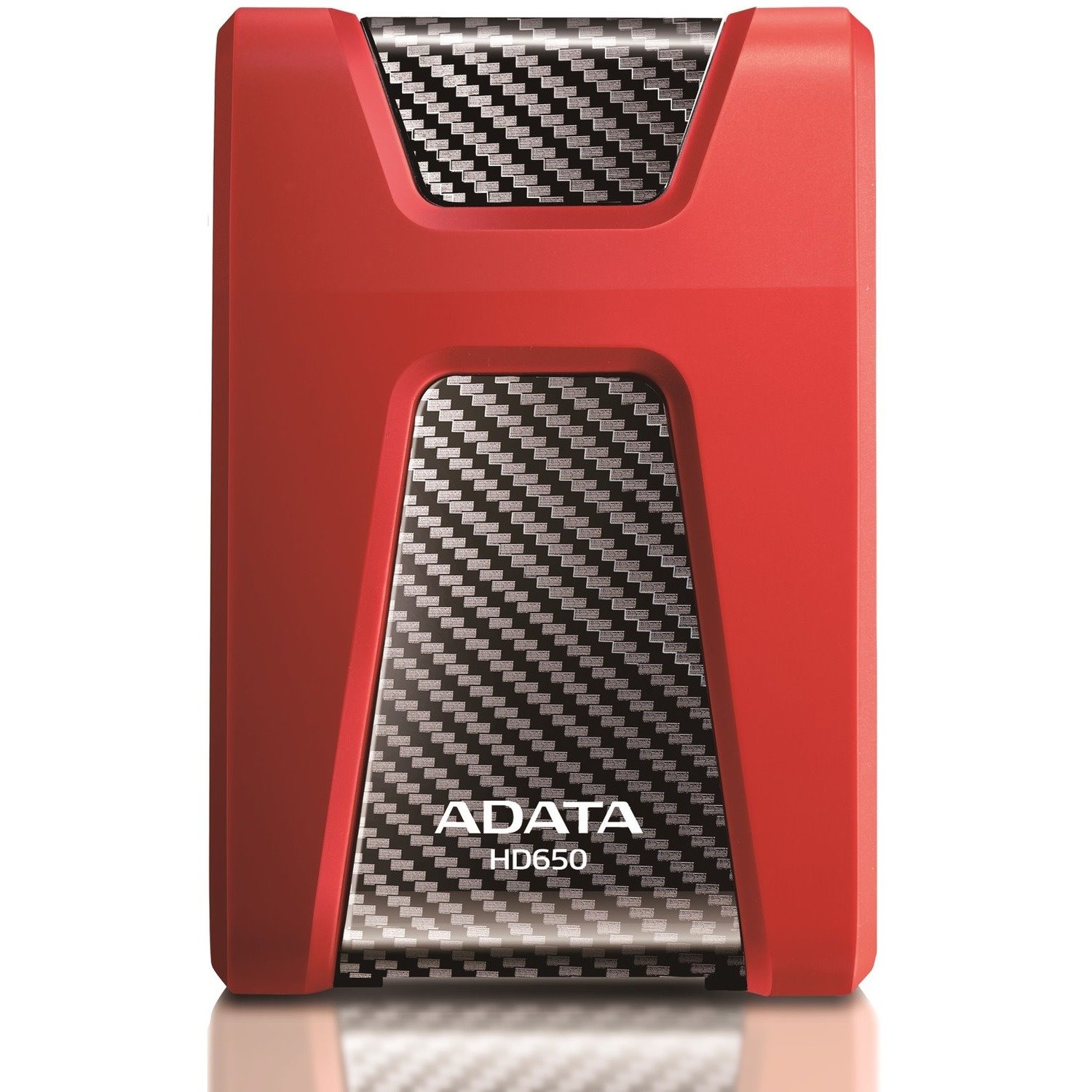 Adata DashDrive Durable HD650 AHD6502TU31CRD 2 TB Portable Hard Drive - External - Red