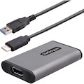 USB 3.0 HDMI Video Capture Device, 4K Video External USB Capture Card/Adapter, UVC Screen Recorder, works w/USB-A, USB-C, TB3