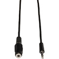 Tripp Lite by Eaton 3.5mm Mini Stereo Audio Extension Cable for Speakers and Headphones (M/F) 6 ft. (1.83 m)