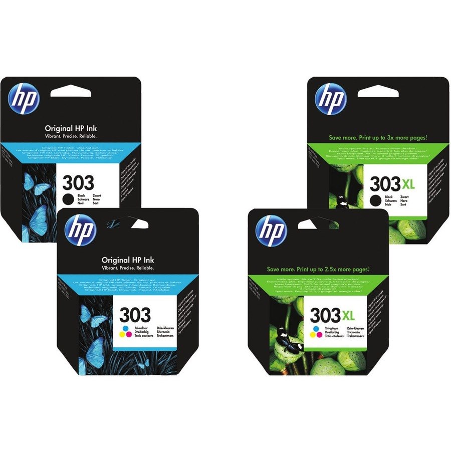 HP 303 Original Inkjet Ink Cartridge - Black Pack