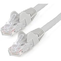 StarTech.com 20ft (6m) CAT6 Ethernet Cable, LSZH (Low Smoke Zero Halogen) 10 GbE Snagless 100W PoE UTP RJ45 Gray Network Patch Cord, ETL