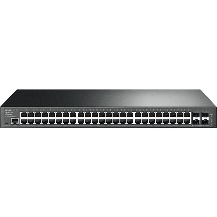 TP-Link TL-SG3452 - JetStream 48-Port Gigabit L2 Managed Switch with 4 SFP Slots - Limited Lifetime Protection