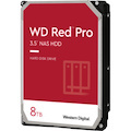 Western Digital Red Pro WD8003FFBX 8 TB Hard Drive - 3.5" Internal - SATA (SATA/600) - Conventional Magnetic Recording (CMR) Method