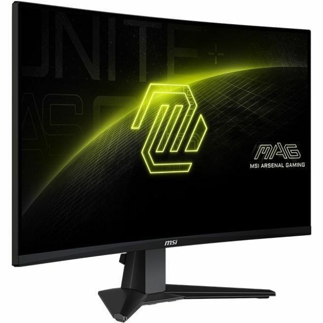 MSI MAG 27CQ6F 27" Class WQHD Curved Screen Gaming LED Monitor - 16:9 - Black