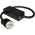 Eaton Tripp Lite Series Power Extension Cord, NEMA L5-30P to NEMA L5-20R Extension Cord with Breaker - 20A, 120V, 10 AWG, 2 ft. (0.61 m), Black
