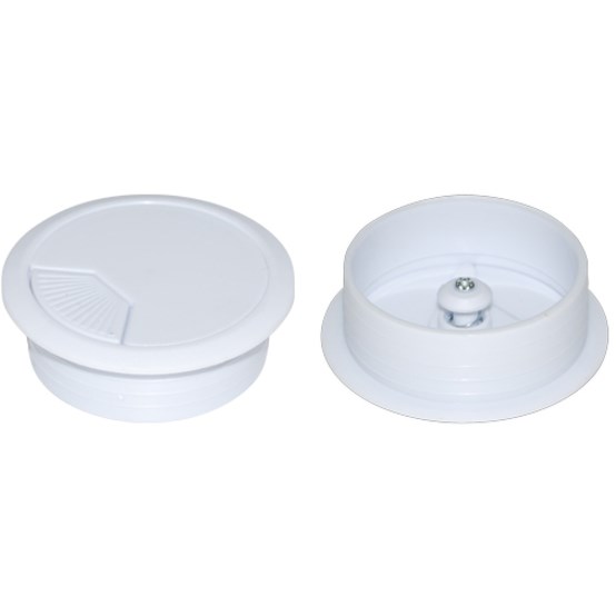 Dynamix 60mm Desk Grommet White