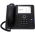 AudioCodes C455HDPS-DBW IP Phone - Corded/Cordless - Corded/Cordless - Bluetooth, Wi-Fi - Wall Mountable - Black