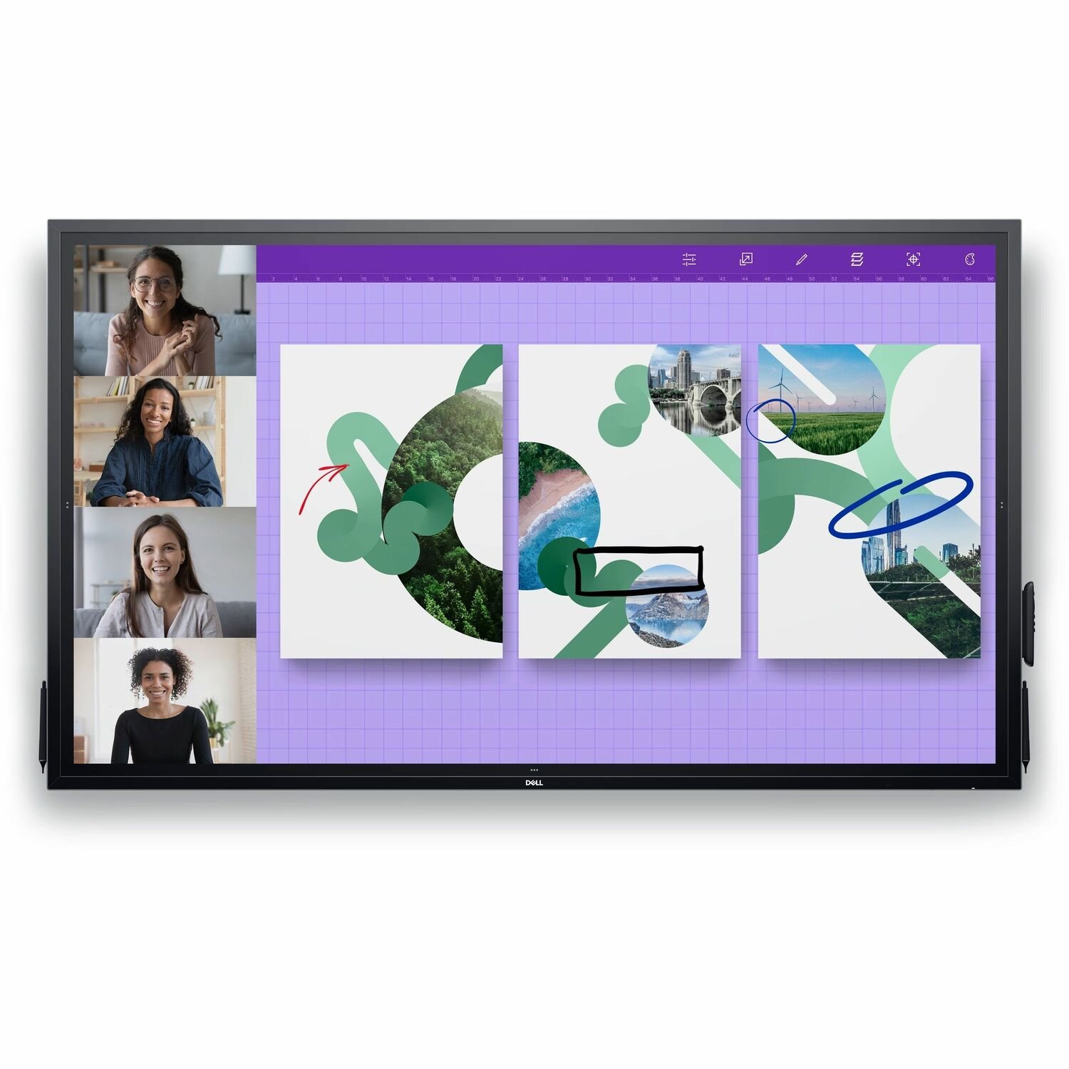 Dell P7524QT Collaboration Display