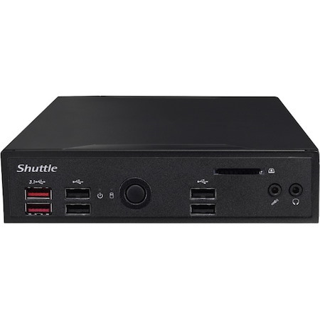 Shuttle XPC slim DS10U7 Barebone System - Slim PC - Intel Core i7 8th Gen i7-8565U 1.80 GHz