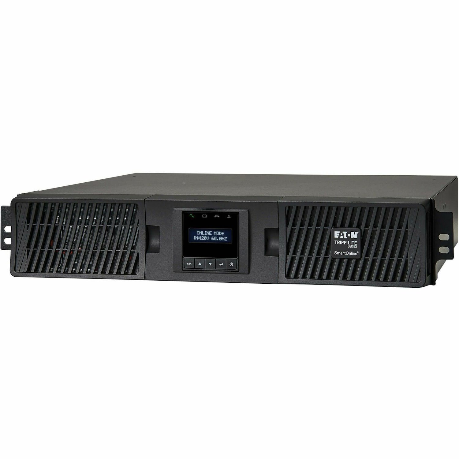 Eaton Tripp Lite Series SmartOnline 3000VA 2700W 120V Double-Conversion UPS - 7 Outlets, Extended Run, Network Card Option, LCD, USB, DB9, 2U Rack/Tower