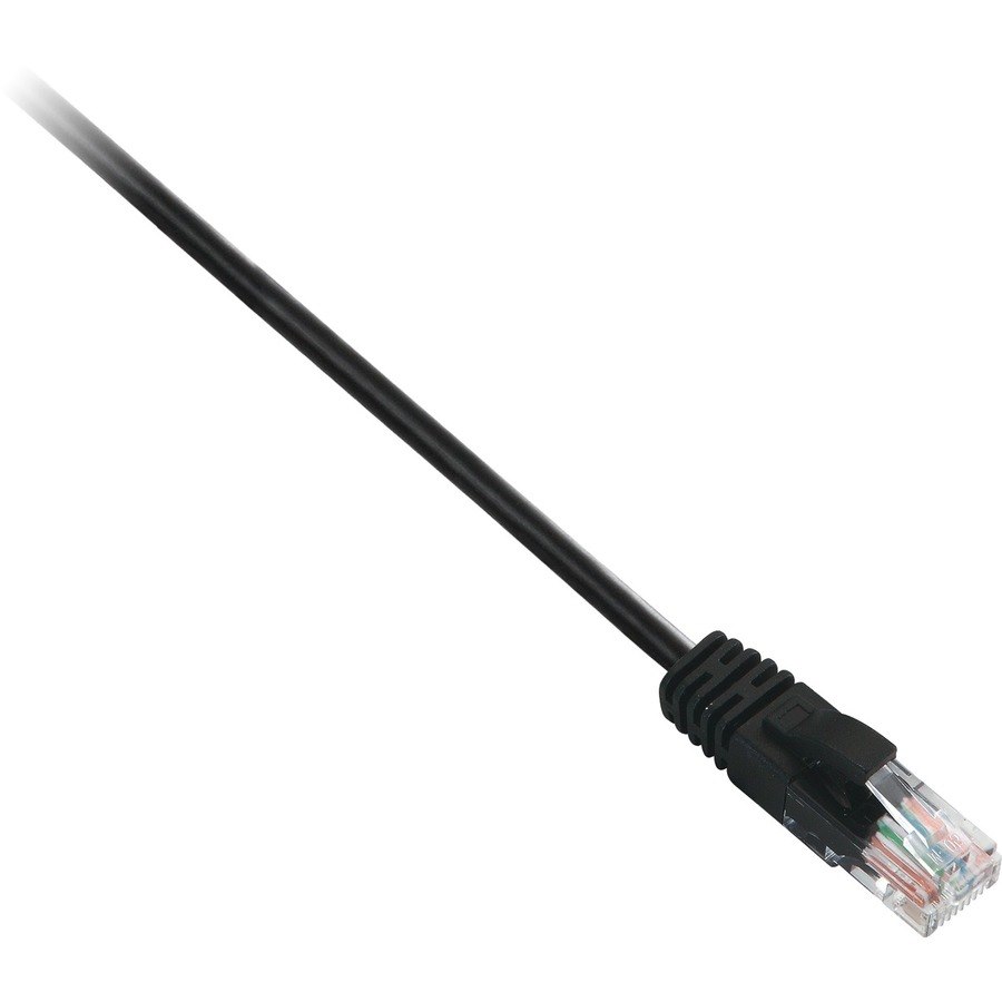 V7 V7E3C5U-10M-BKS 10 m Category 5e Network Cable for Modem, Patch Panel, Network Card