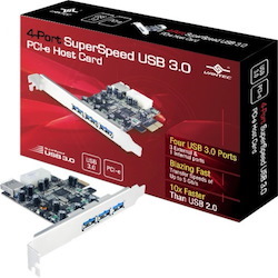Vantec 4-Port SuperSpeed USB 3.0 PCIe Host Card