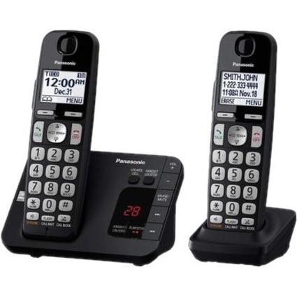 Panasonic KX-TGE432B DECT 6.0 Cordless Phone