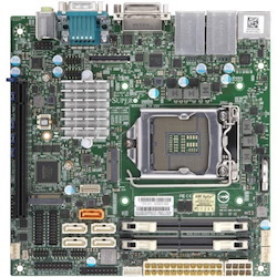 Supermicro X11SCV-Q Desktop Motherboard - Intel Q370 Chipset - Socket H4 LGA-1151 - Mini ITX