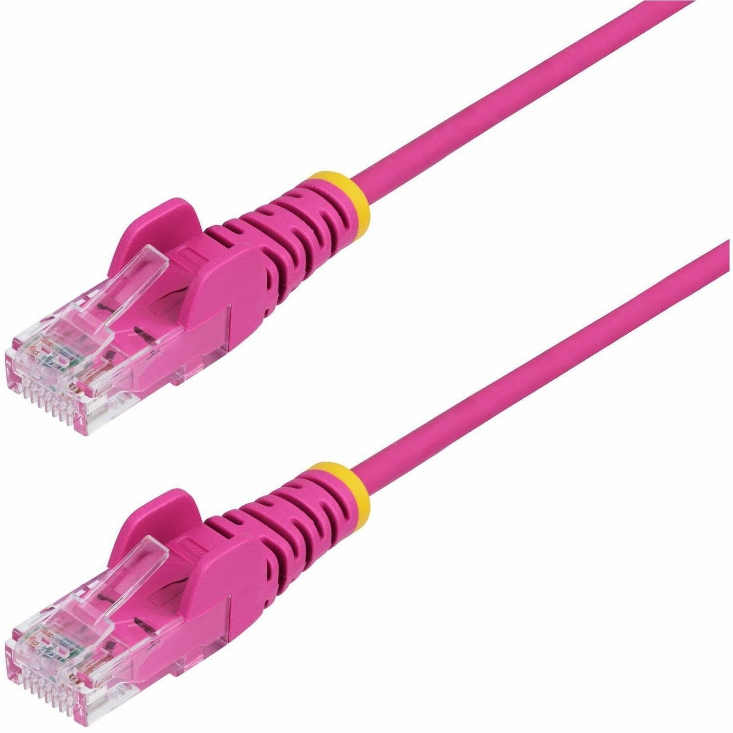 StarTech.com 5ft Pink Slim CAT6 Ethernet Cable, Slim Snagless RJ45, UTP, LSZH, 28AWG Bare Copper, Slim Network Patch Cord, Fluke Tested