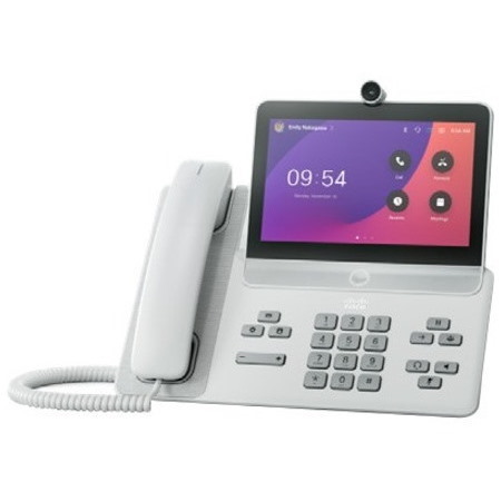 Cisco 8875 IP Phone - Corded - Corded - Wi-Fi, Bluetooth - Desktop - White