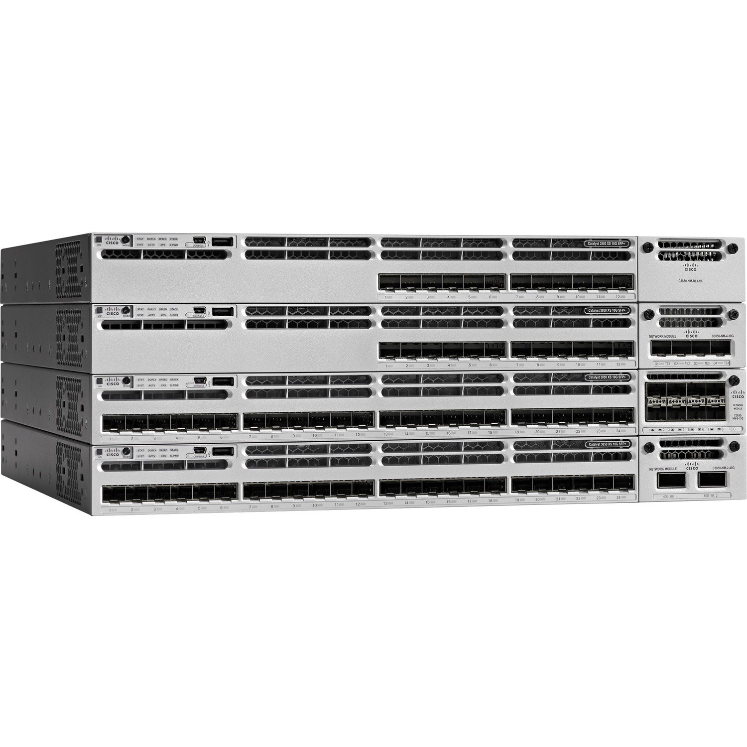 Cisco Catalyst 3850 WS-C3850-24XS Manageable Layer 3 Switch - 10 Gigabit Ethernet - 10GBase-X - Refurbished