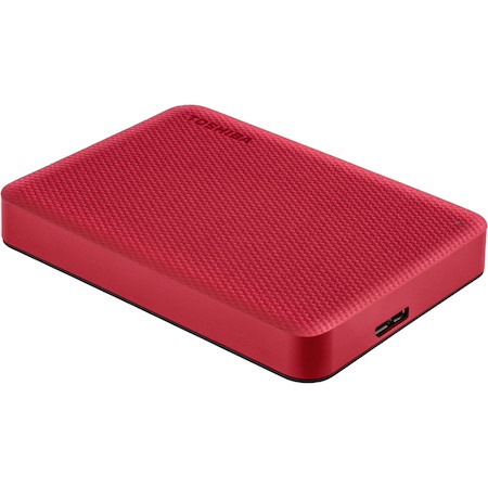 Toshiba Canvio Advance HDTCA40XR3CA 4 TB Portable Hard Drive - External - Red