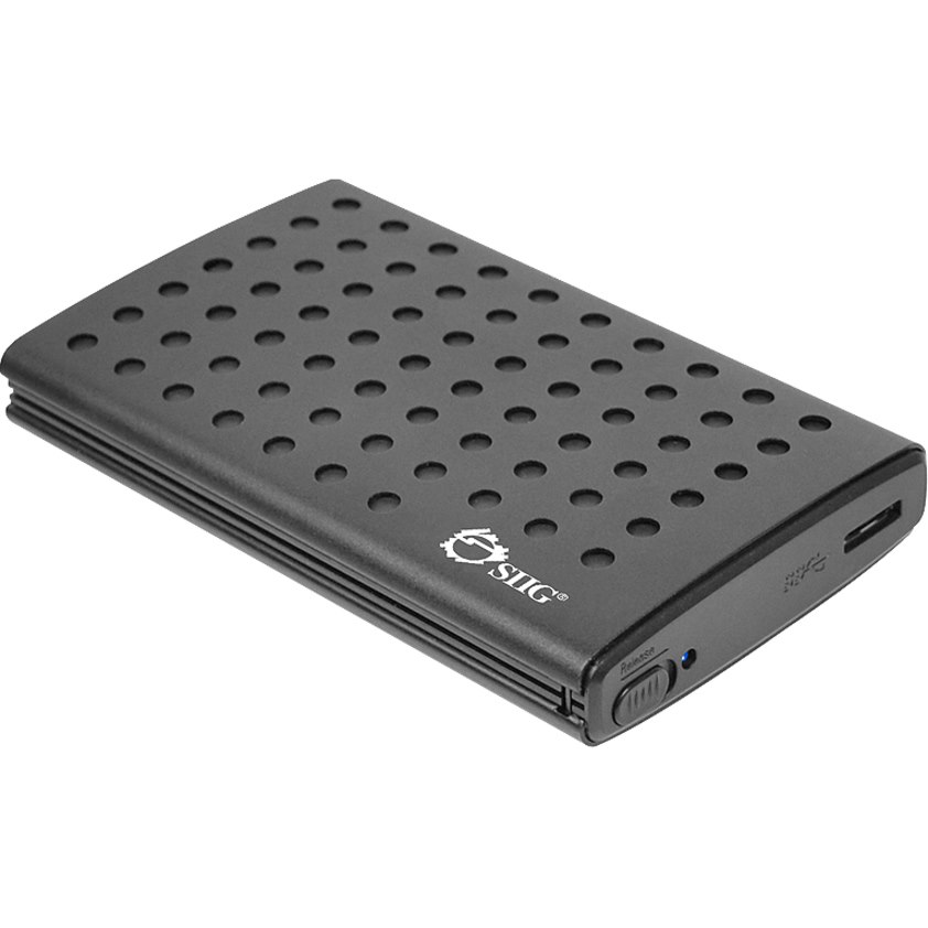 SIIG Drive Enclosure - USB 3.0 Host Interface External - Black