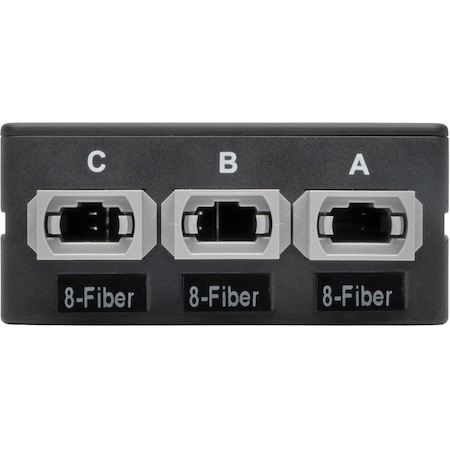 Eaton Tripp Lite Series 40/100Gb Breakout Cassette, 40Gb to 4 x 10Gb, 100Gb to 4 x 25Gb (x3) 8-Fiber OM4 MTP/MPO (Male with Pins) to (x12) LC Duplex, Type-B Polarity