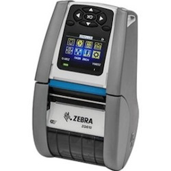 Zebra ZQ61-HUFA000-00 DT Printer ZQ610 2"/48mm Healthcare; English/Latin fonts,BT 4.x, Linered platen, 0.75" core, Group 0, Belt clip