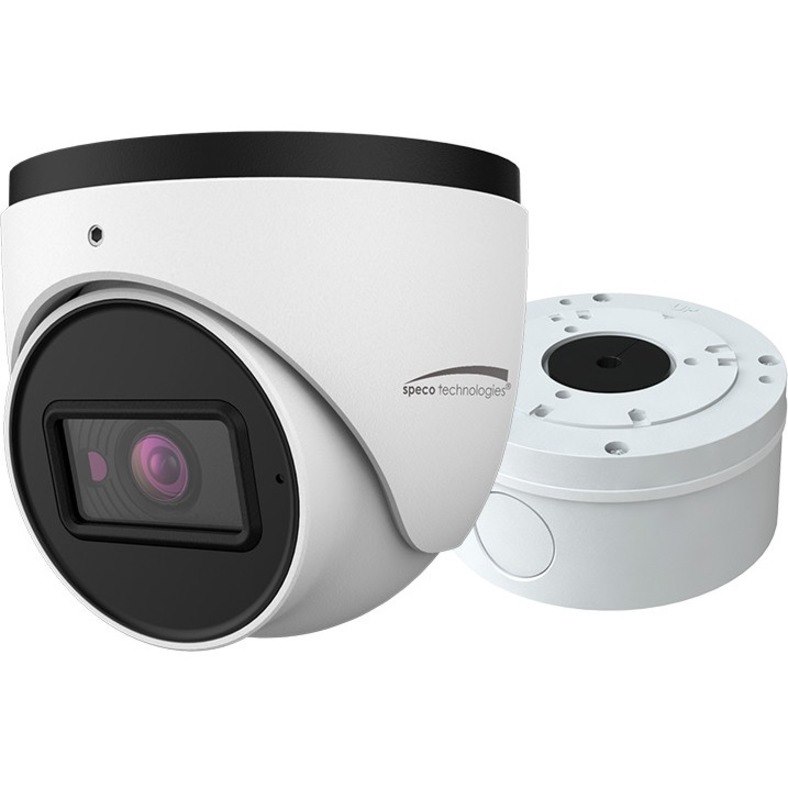 Speco 8 Megapixel 4K Network Camera - Color - Turret - White