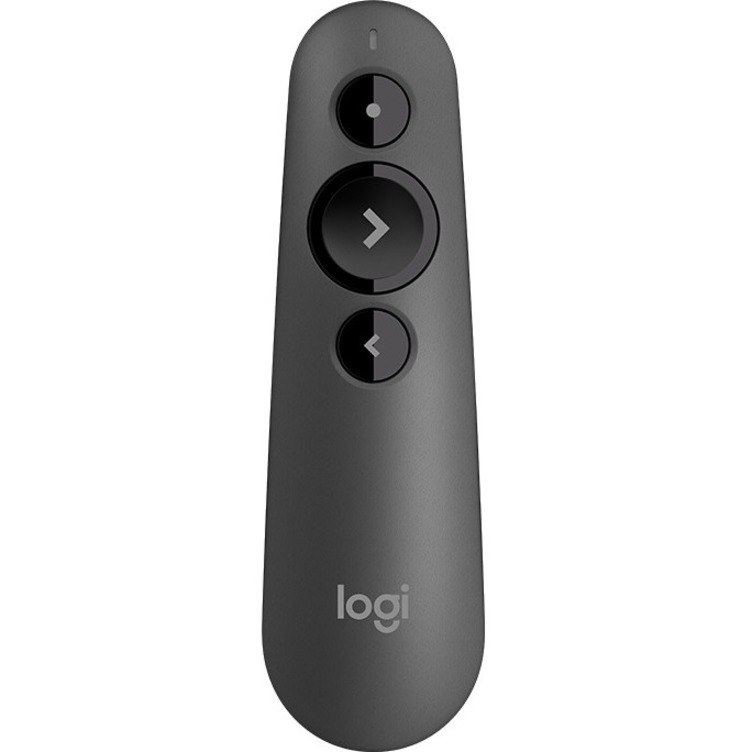 Logitech R500 Presentation Pointer - Bluetooth/Radio Frequency - USB - Laser - 3 Button(s) - Black
