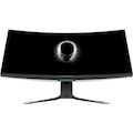 Alienware 37.5" UW-QHD+ Curved Screen Gaming LCD Monitor - 21:9 - White