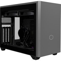 Cooler Master NR200P-MCNN85-SL0 Computer Case - Mini ITX Motherboard Supported - Mini-tower - Steel, Mesh, ABS Plastic, Tempered Glass, Galvanized Cold Rolled Steel (SGCC) - Black, Grey