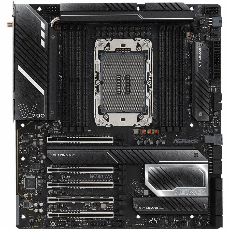 ASRock W790 WS Gaming Desktop Motherboard - Intel W790 Chipset - Socket LGA-4677 - Extended ATX