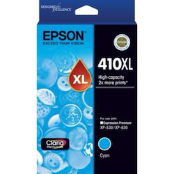Epson Claria 410XL Original High Yield Inkjet Ink Cartridge - Cyan Pack