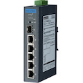 Advantech Ethernet Device, 5GE+1G SFP Unmanaged Ind. PoE Switch
