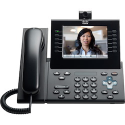 Cisco Unified 9971 IP Phone - Refurbished - 2 Multiple Conferencing - Wall Mountable - Charcoal