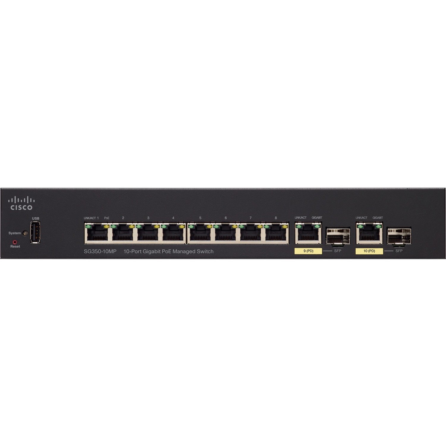 Cisco SG350-10MP Ethernet Switch