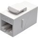 Tripp Lite by Eaton Cat6 Straight-Through Modular In-Line Snap-In Coupler (RJ45 F/F) White TAA