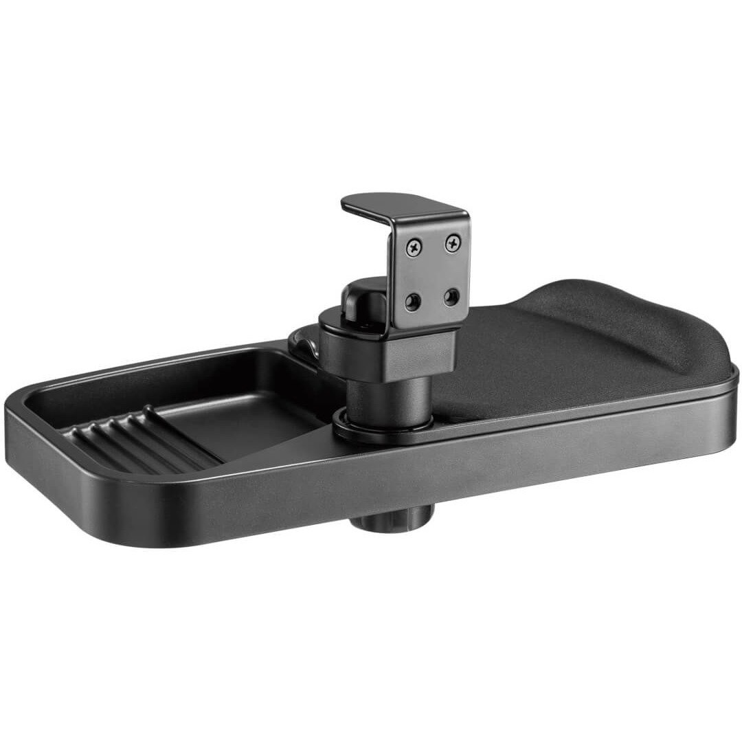 Eaton Tripp Lite Series Under-Desk Clamp-On Storage Tray with Built-In Mouse Pad and Wrist Rest