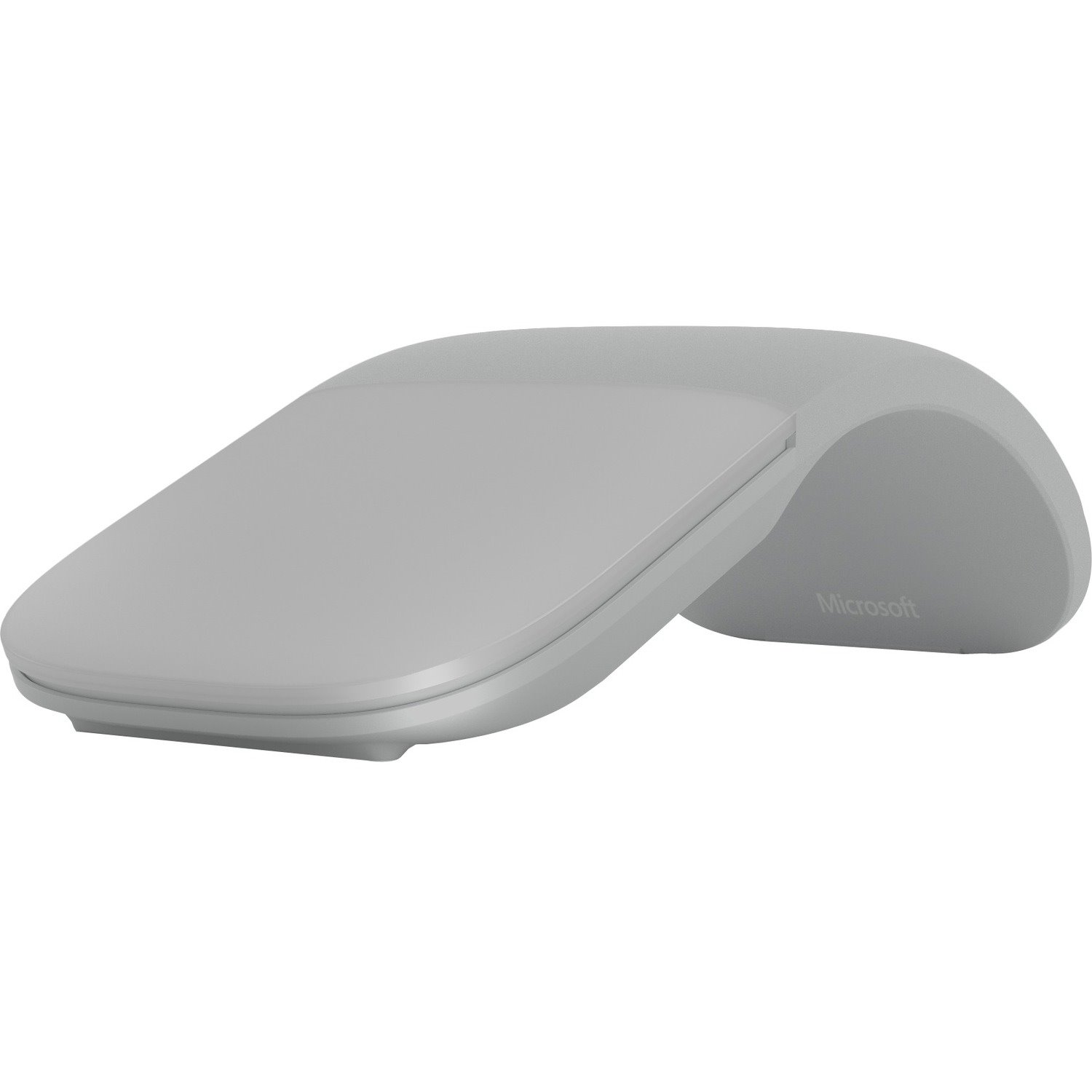 Microsoft Arc Touch Mouse - Bluetooth - BlueTrack - 2 Button(s) - Light Grey