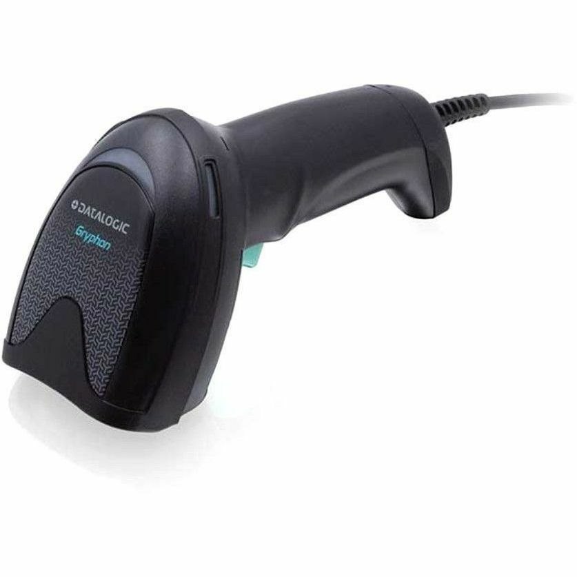 Datalogic Gryphon GD4520 Rugged Retail, Manufacturing, Healthcare, Laboratory, Transportation, Entertainment Handheld Barcode Scanner Kit - Cable Connectivity - Black